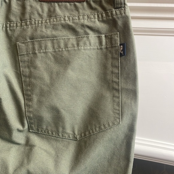 Vineyard Vines, 5-pocket Canvas Pants Olive Green 32x30 - Picture 3 of 8